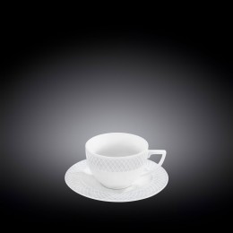 Набор из 6-ти кофейных чашек с блюдцами 90мл WL-880107-JV/6C