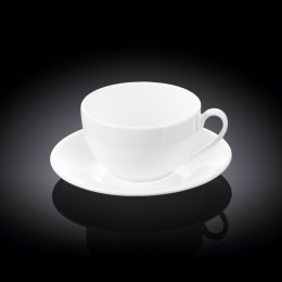 Набор из 4-х чайных чашек с блюдцами 250мл WL-993000/4C
