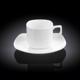 Набор из 2-х чайных чашек с блюдцами 200мл WL-993003/2C