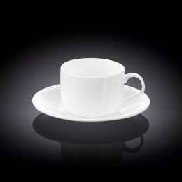 Чашка чайная и блюдце 160мл WL-993006/AB