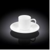 Набор из 2-х кофейных чашек с блюдцами 90мл WL-993007/2C Wilmax