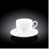 Набор из 2-х чайных чашек с блюдцами 220мл WL-993009/2C Wilmax