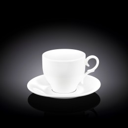 Набор из 2-х чайных чашек с блюдцами 220мл WL-993009/2C