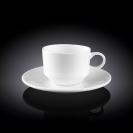 Набор из 6-ти кофейных чашек с блюдцами 140мл WL-993039/6C