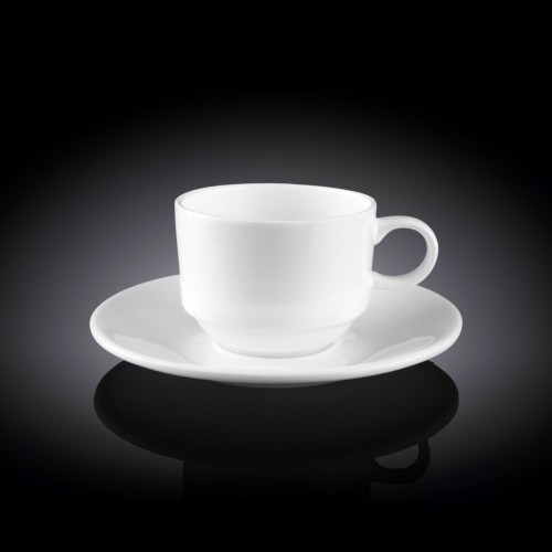 Набор из 6-ти кофейных чашек с блюдцами 140мл WL-993039/6C Wilmax