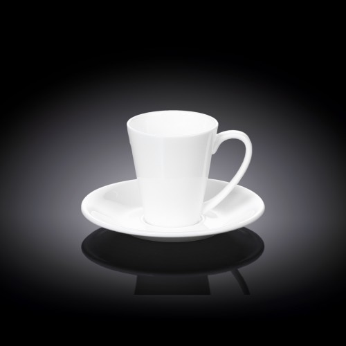 Набор из 4-х кофейных чашек с блюдцами 110мл WL-993054/4C Wilmax