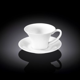 Чашка кофейная и блюдце 100мл WL-993168/AB