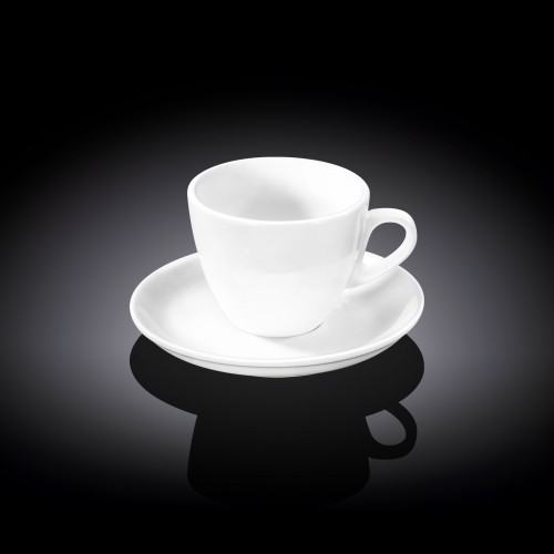 Чашка кофейная и блюдце 110мл WL-993174/AB Wilmax